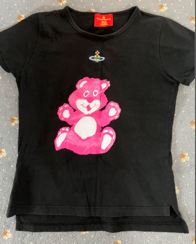 Vivienne Westwood Black Teddy Bear Tee by Vivienne Westwood - Pickle