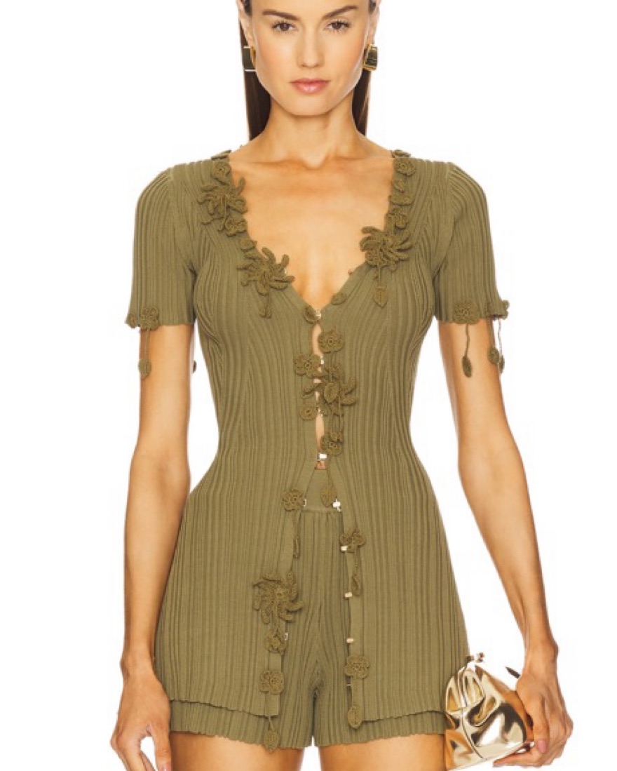 kaikun3232 Cult Gaia Cedar Zahara Knit Set by Cult Gaia - Pickle