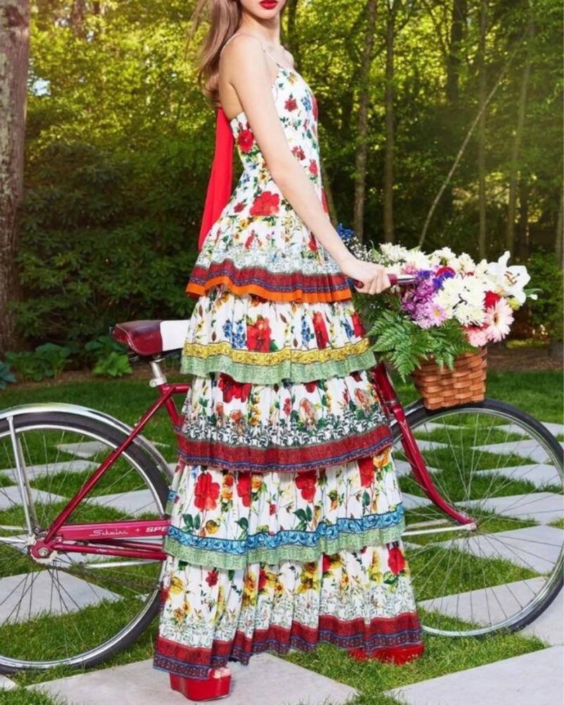 Alice + Olivia Floral Valencia Dress by Alice & Olivia - Pickle