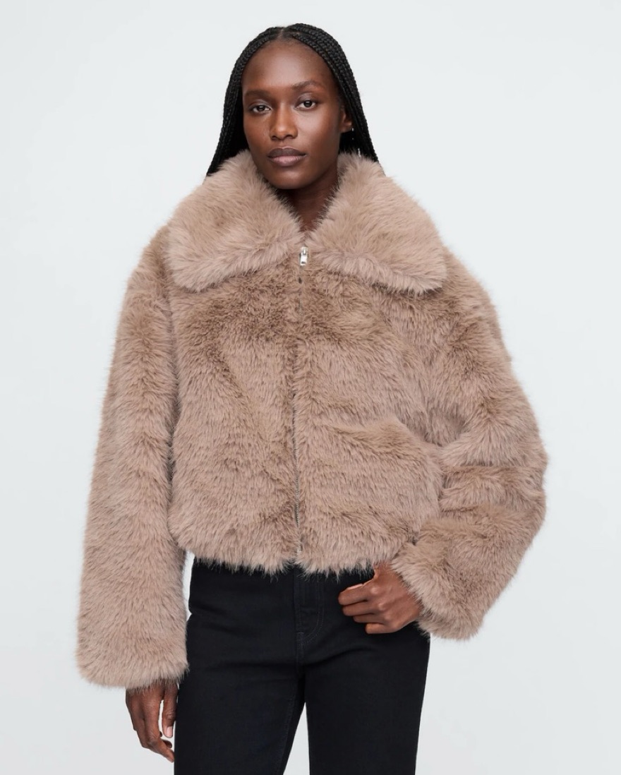 Fur Jacket!! by Gap - Pickle