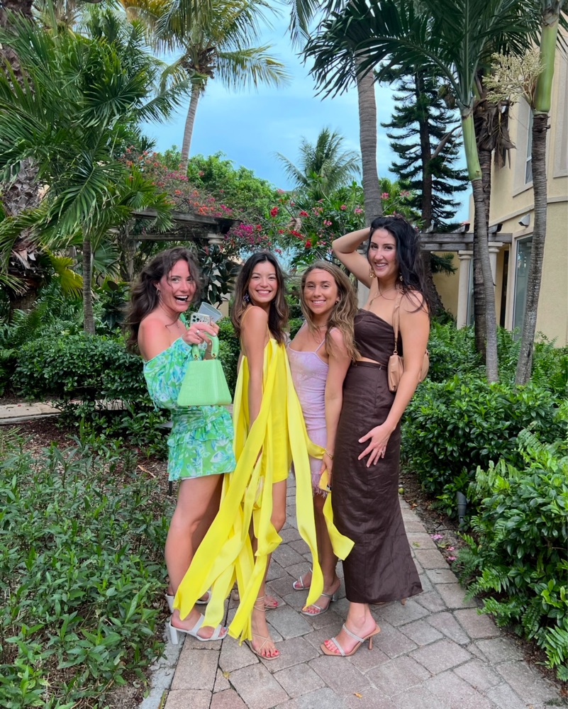 Alexis yellow Streamer Dress by Alexis - Pickle