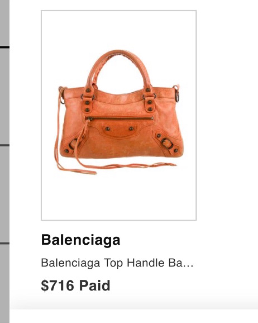 Orange Balenciaga City Bag by Balenciaga - Pickle