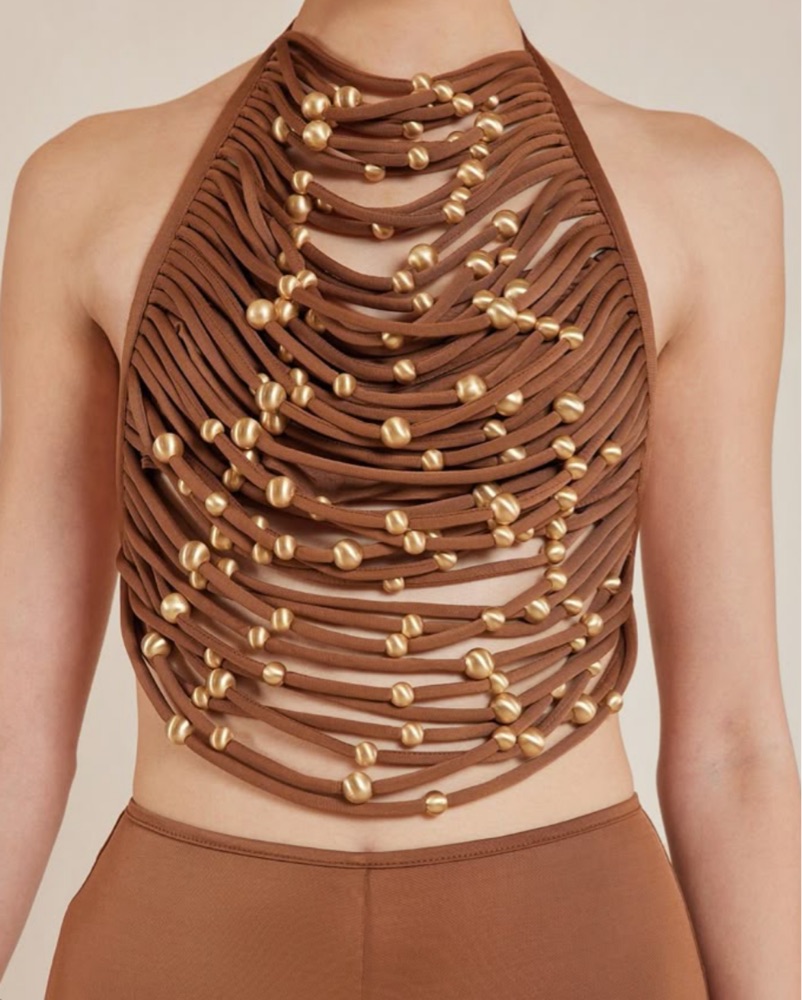 W　カロリナクルコヴァ Shearling / Walnut Crosby Lock Shoulder