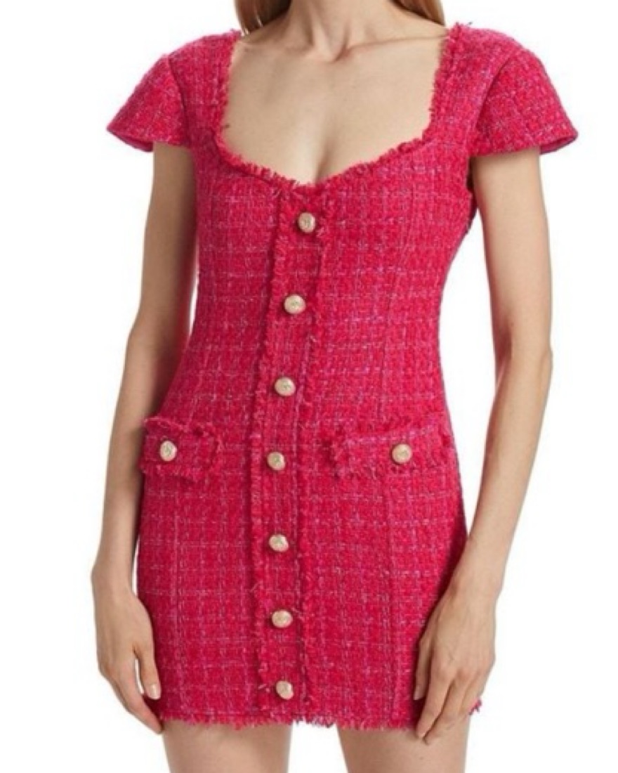 Generation Love Red Tweed Dress by Generation Love - Pickle