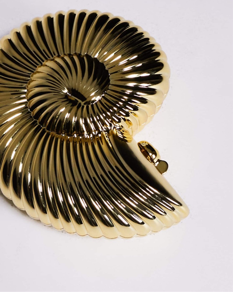 Gold Shell Clutch by ASOS Pickle — free download