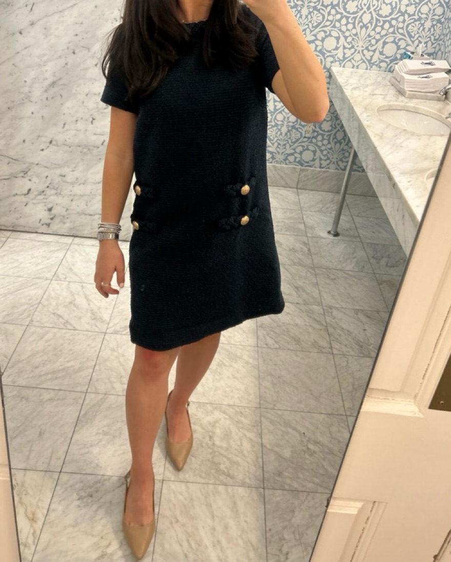 Tuckernuck Jackie Dress Navy Size XS by Tuckernuck - Pickle
