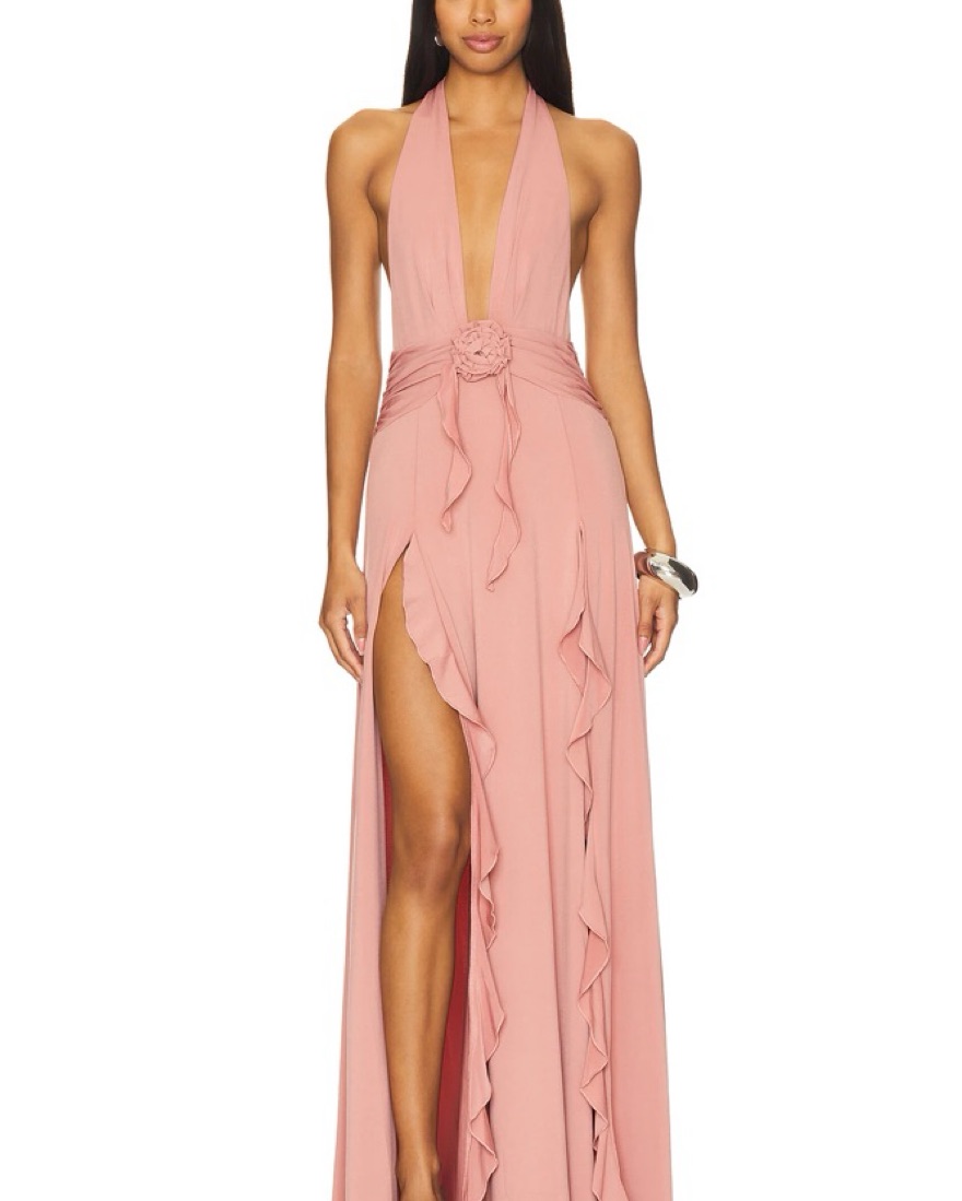 We're オ－ドトワレ WeWoreWhat Ruffle Maxi Dress by WeWoreWhat - Pickle