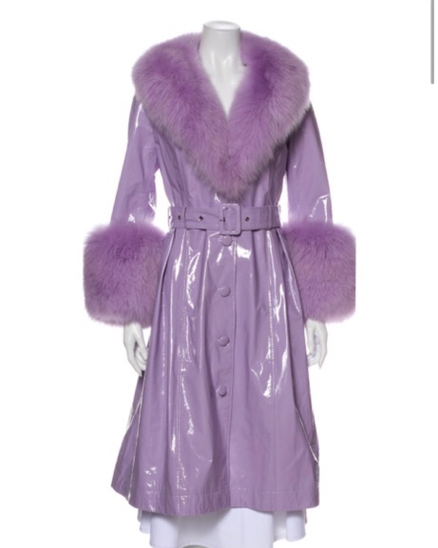 Saks Potts Lamb Leather Fur Coat by Saks Potts - Pickle