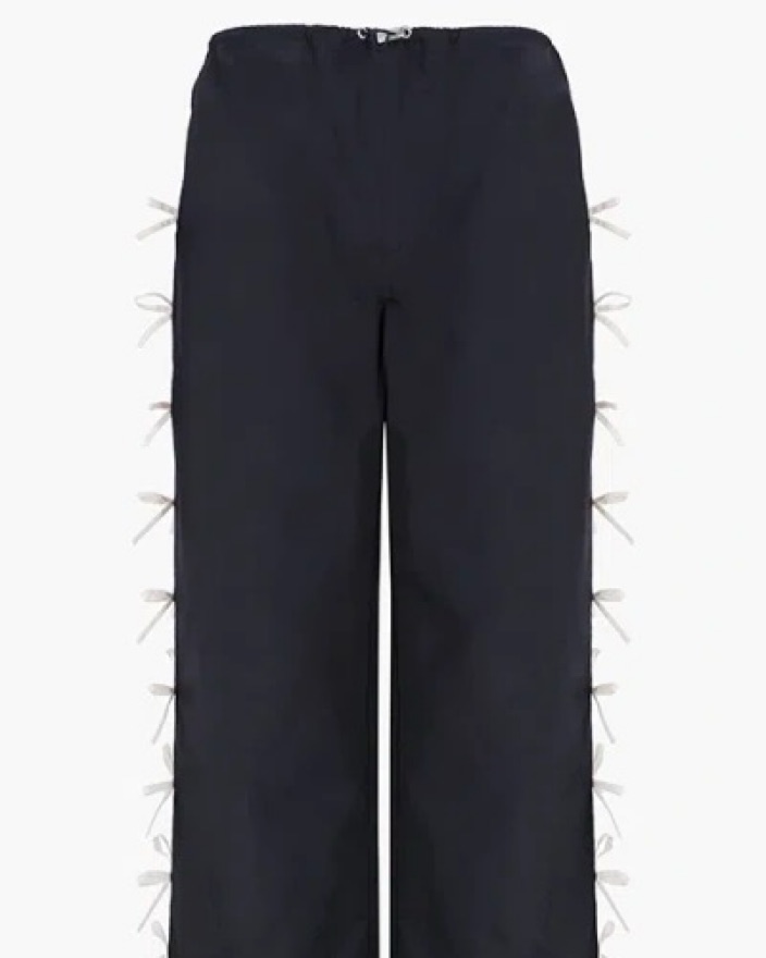 Sandy Liang Poppet Pant In Navy by SANDY LIANG - Pickle