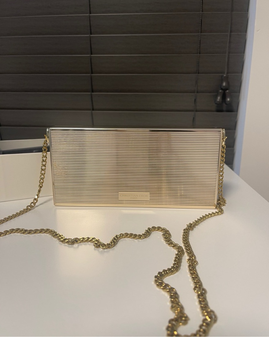 Dior ROUGE DIOR MINAUDIÈRE CLUTCH by Christian Dior - Pickle