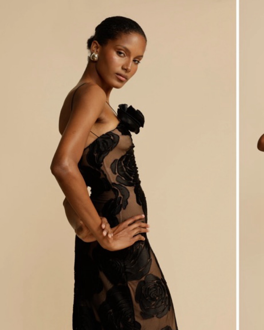 Arcina Ori Marcella Long Black Dress by Arcina Ori - Pickle