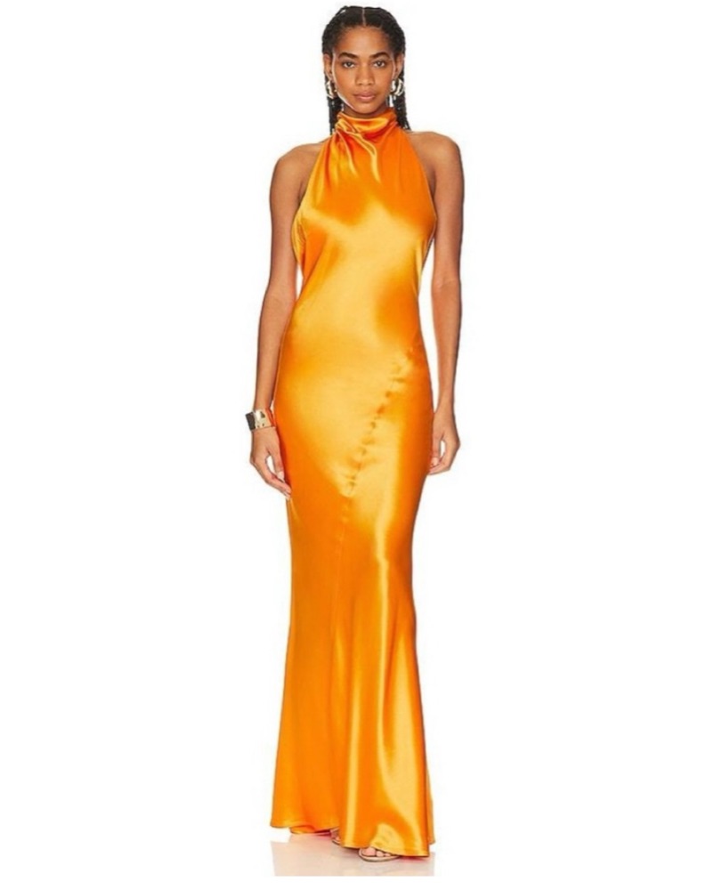 SALSATION サルセーション 長袖トップス S イエロー Orange Sau Lee Calypso Dress by Sau Lee - Pickle
