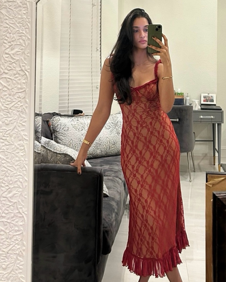 Deja Red Lace Dress by Tigermist - Pickle