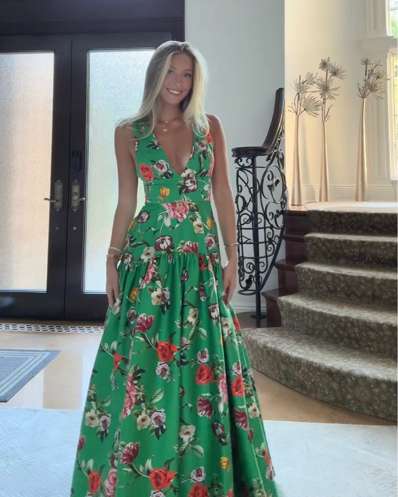 Alice + Olivia Structured Lila Maxi by Alice + olivia - Pickle