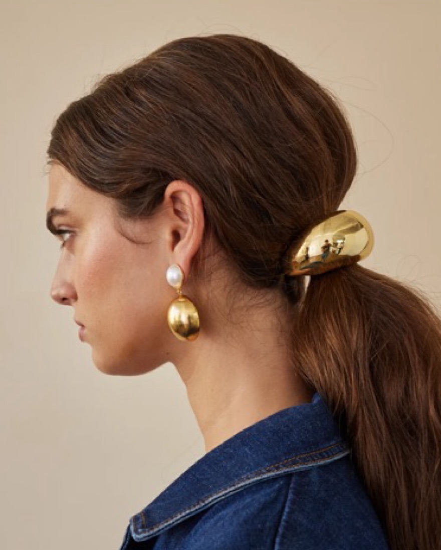 LELET NY Gold Pony Cuff by Revolve - Pickle