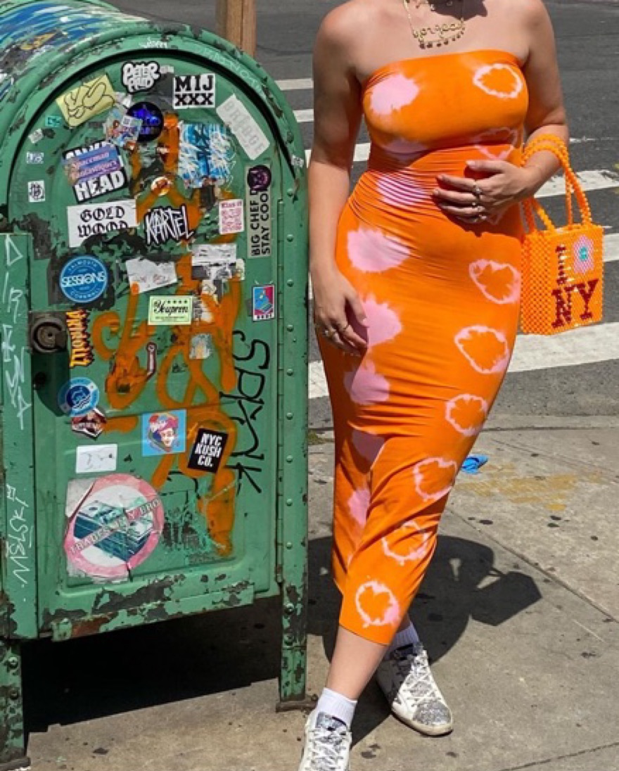 Dana Foley Tie-Dye Tube Dress by Dana Foley - Pickle