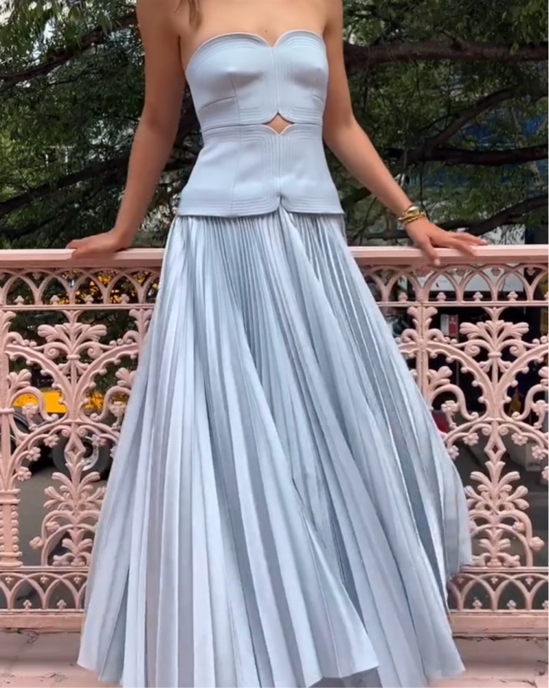 レディースウェア aceandrare MAYFAIR PLEATS /  MILK ACLER AVONLEA MIDI DRESS by Acler - Pickle