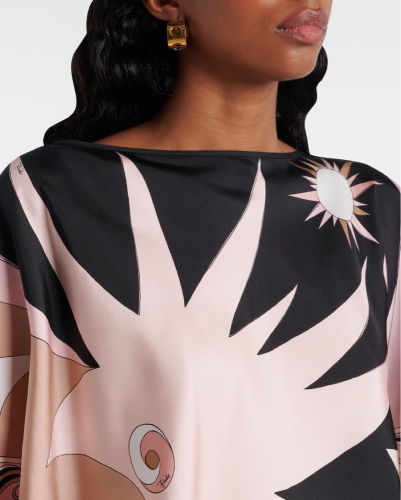 Pucci Pink Cape Top by Pucci - Pickle