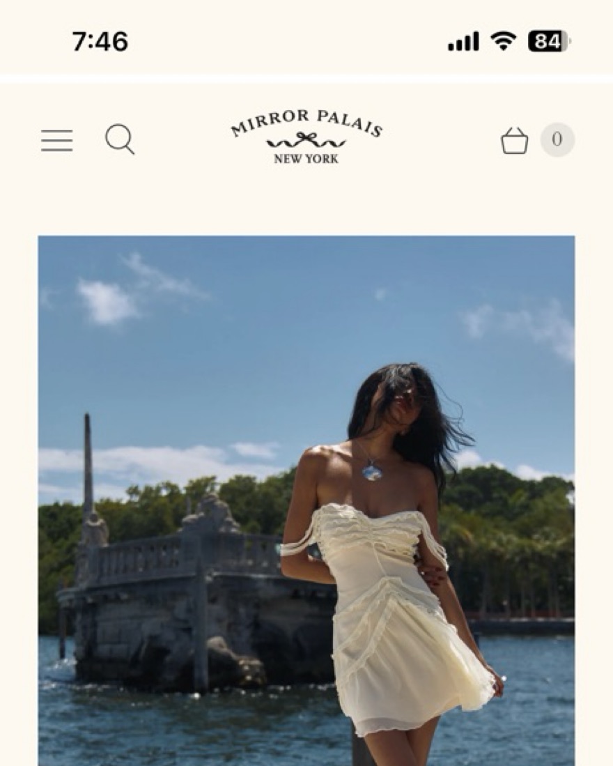 Mirror palais Cascading Mini Dress by Mirror Palais - Pickle