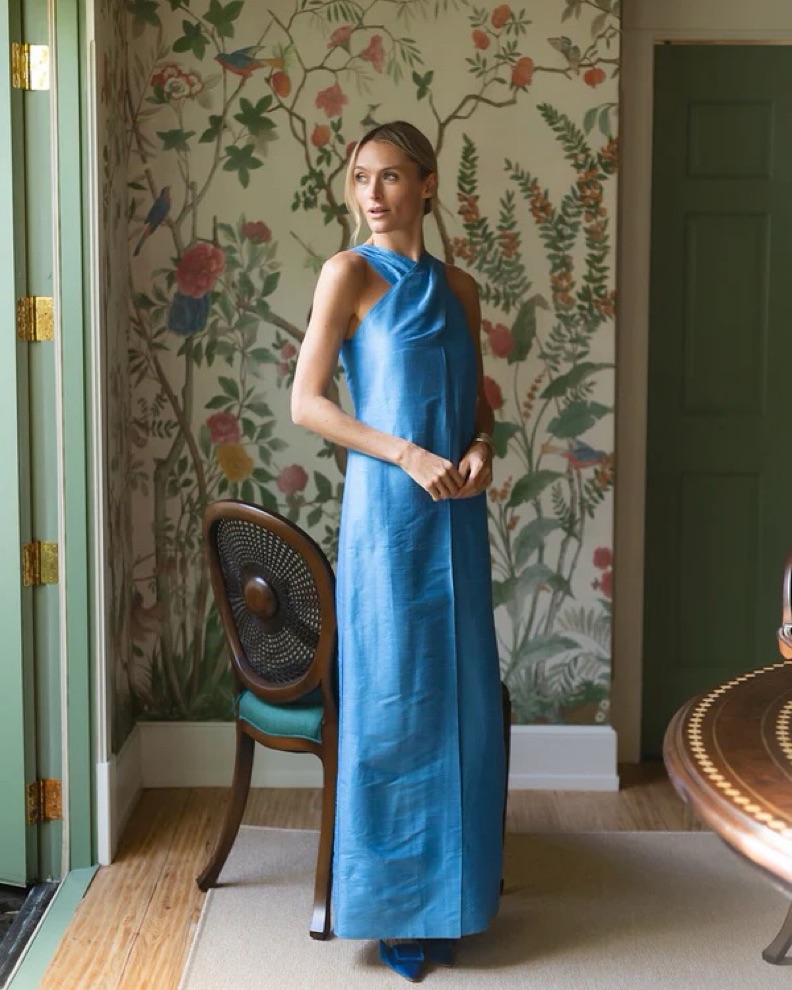 Julia Amory Camille Dress in Cornflower by Julia Amory - Pickle