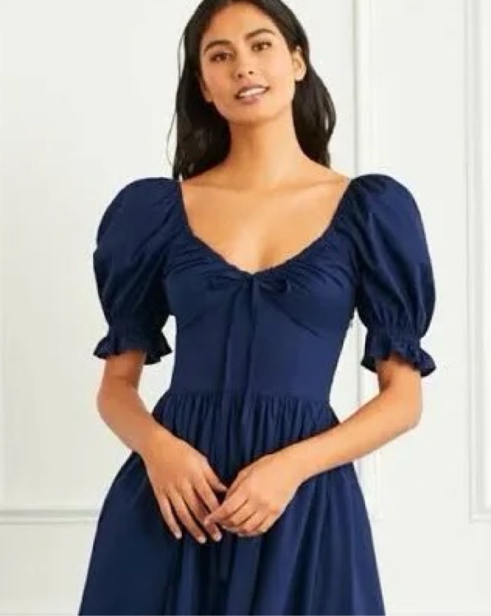 Hill House Ophelia Mini Dress by Hill House Home - Pickle