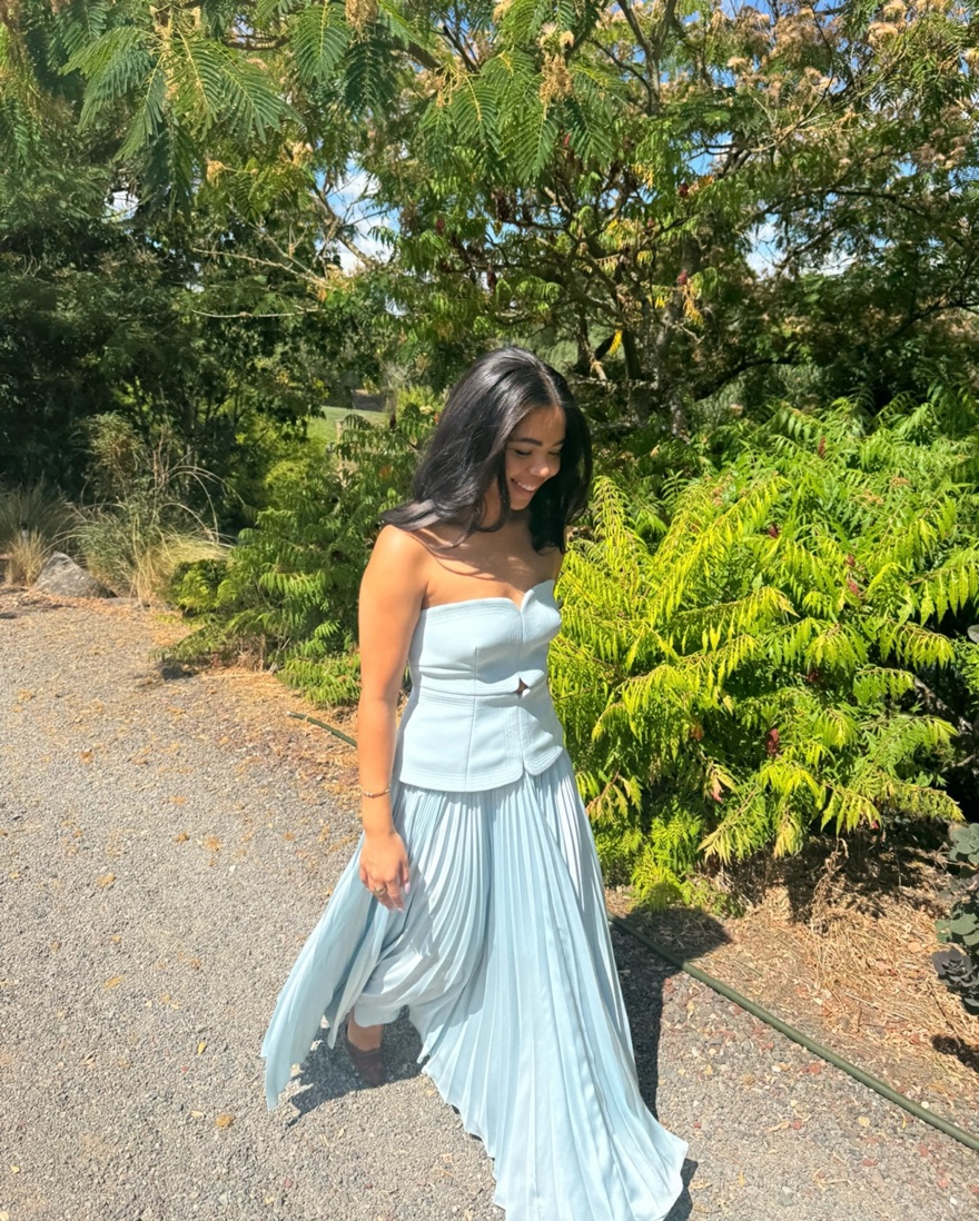 Acler Blue Avonlea Midi Dress by Alcer - Pickle