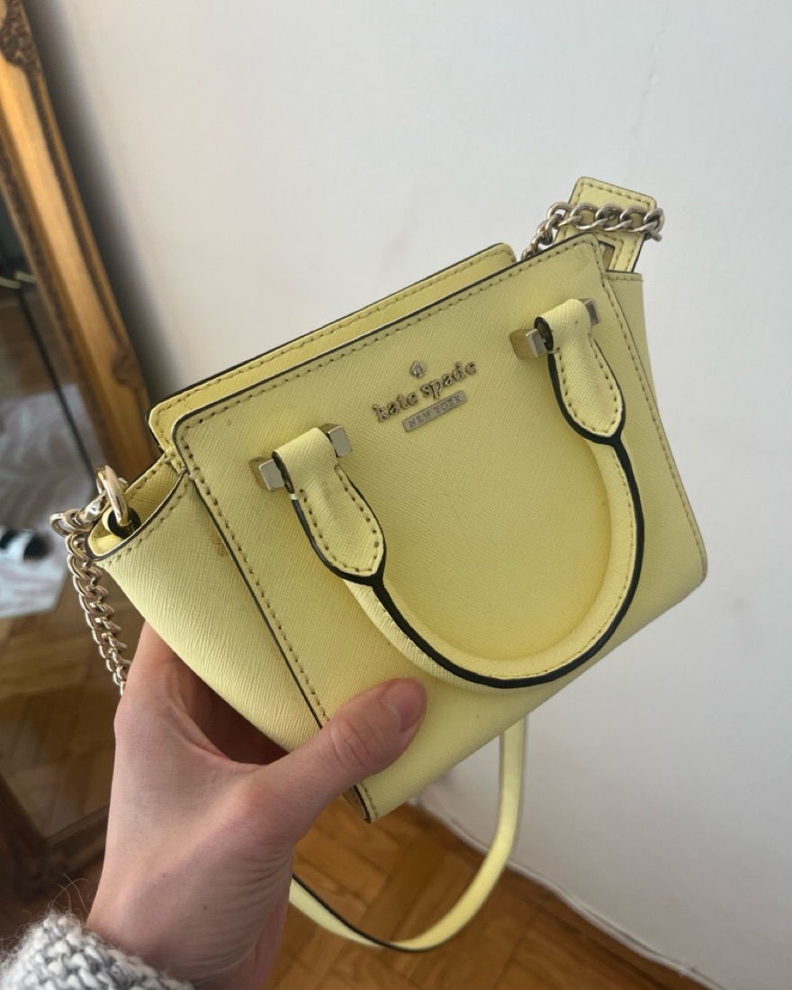 Kate Spade Yellow Mini Crossbody Purse by Kate Spade - Pickle