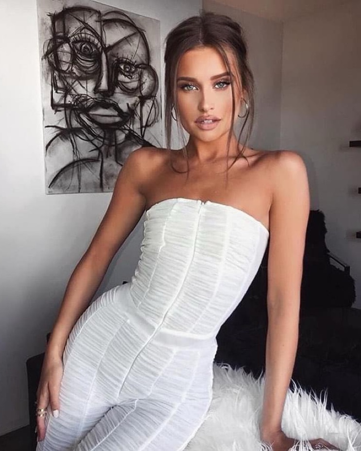 I.AM.GIA Ophelia Jumpsuit - White by I AM GIA - Pickle
