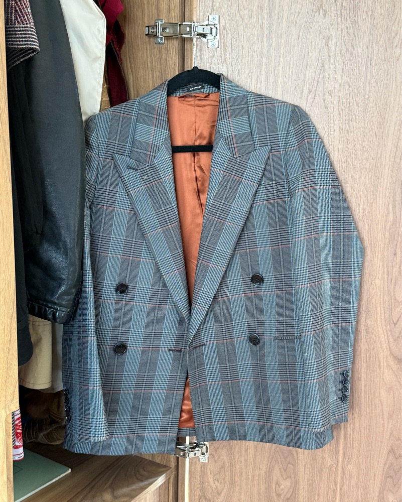 Acne Studios Checked Blazer Jacket by Acne Studios - Pickle