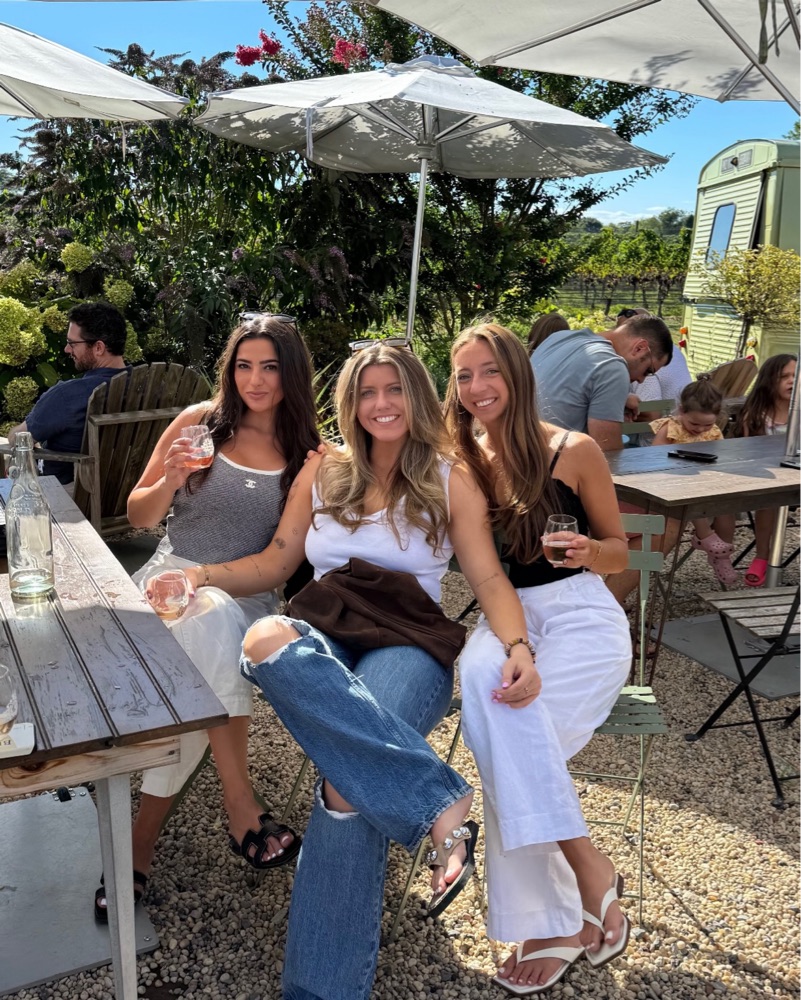 Chanel CC Logo Striped Knit Tank Top by Chanel - Pickle