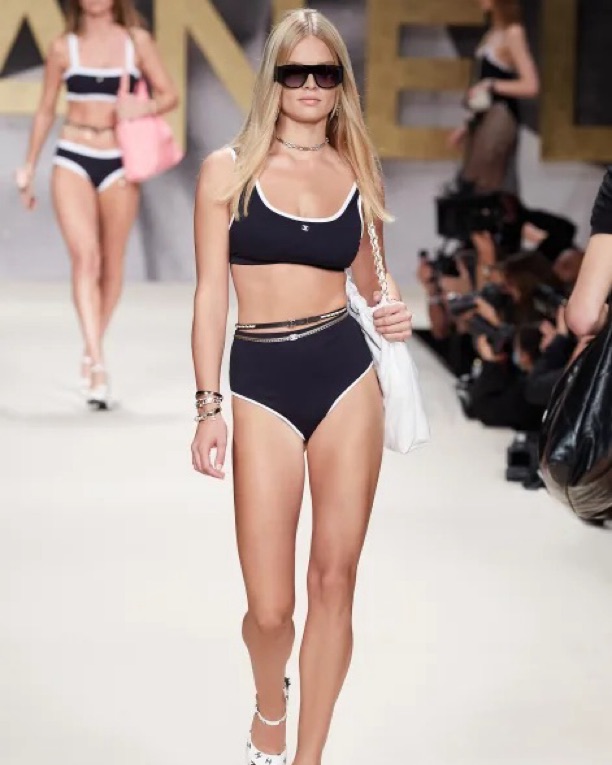 Chanel Swim 2022 Two-Piece Bathing Suit by Chanel - Pickle