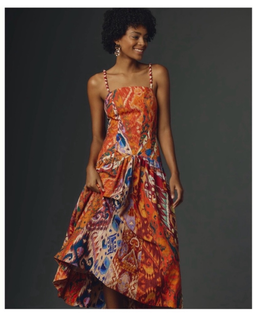 Farm Rio Drop Waist Dress by Farm Rio - Pickle