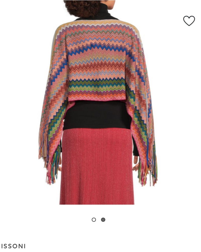 Missoni Poncho by Missoni - Pickle