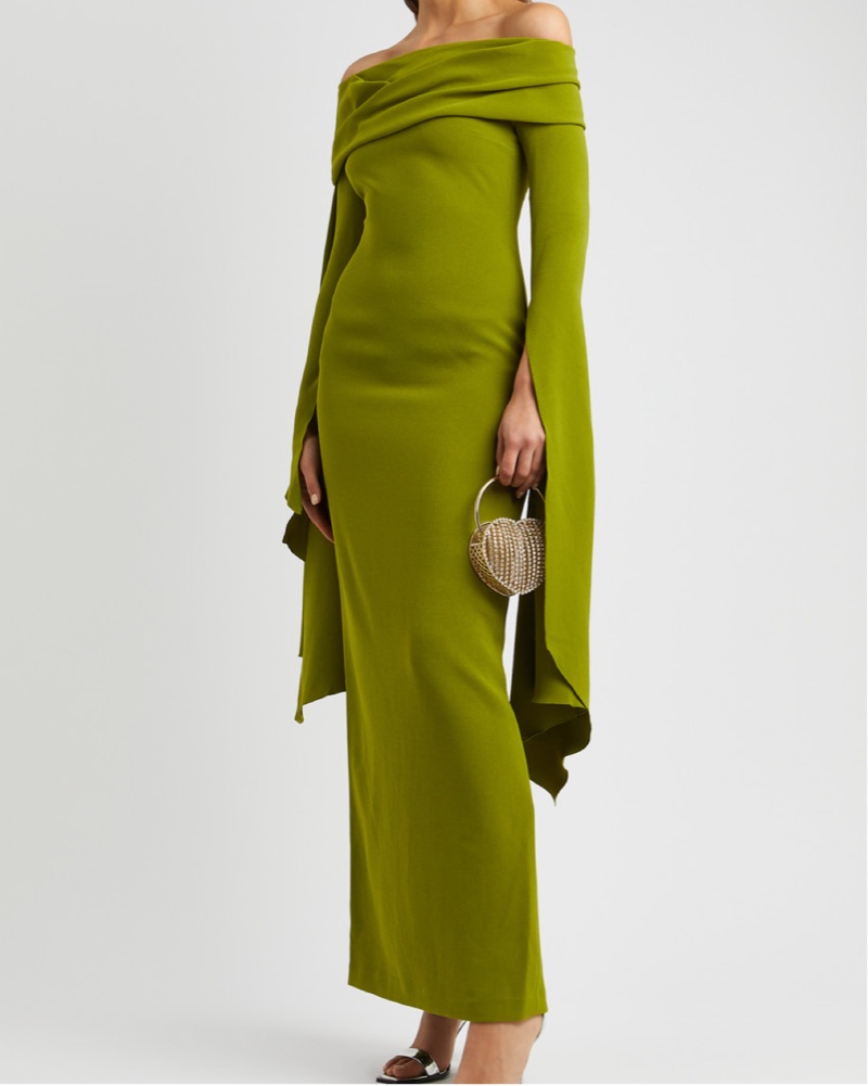 Solace London Off-the-Shoulder Dress by Solace London - Pickle