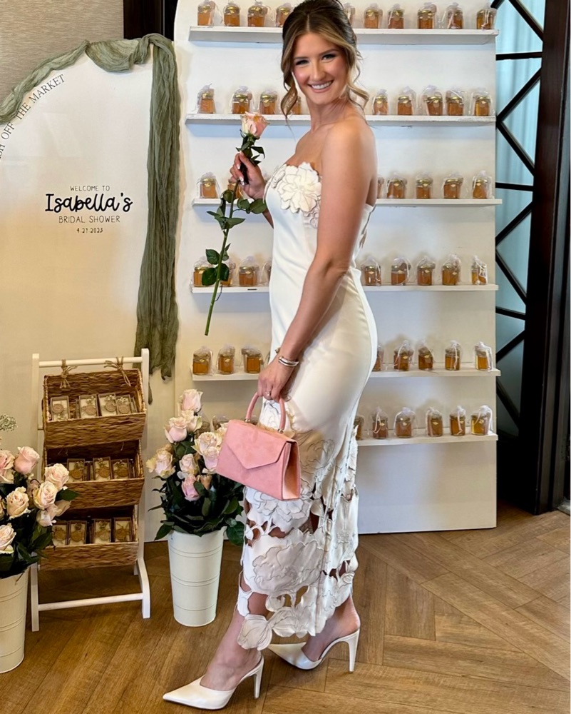 Leo lin Embroidered Dress by Leo Lin - Pickle