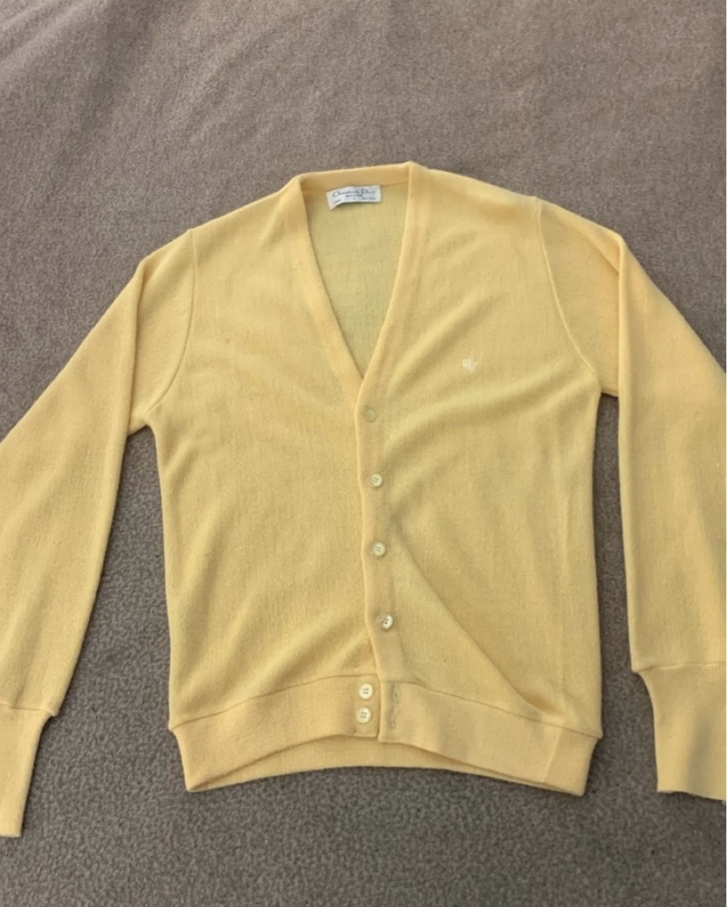 カーディガン vintage Cristian Dior cardigun cn Vintage Christian Dior Cardigan (M) – Fantasy Explosion