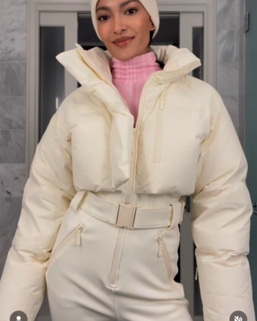 White Cordova Myoko Ski Suit by Cordova - Pickle