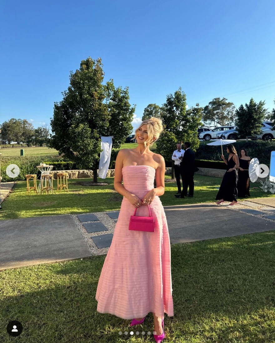 Aje Soundscape Maxi Dress Pink by Aje - Pickle