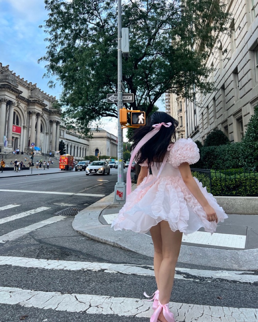 Selkie Paris Strawberry Milk Dress by Selkie - Pickle