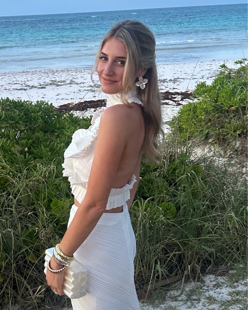 Cult Gaia Off White Adilia Halter Top by Cult Gaia - Pickle