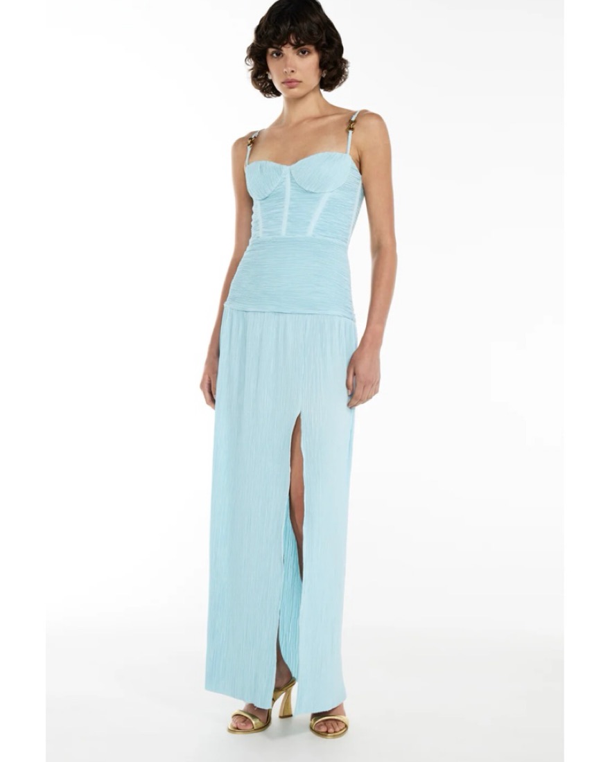 Manning Cartell Double Time Pleat Dress by Manning Cartell - Pickle