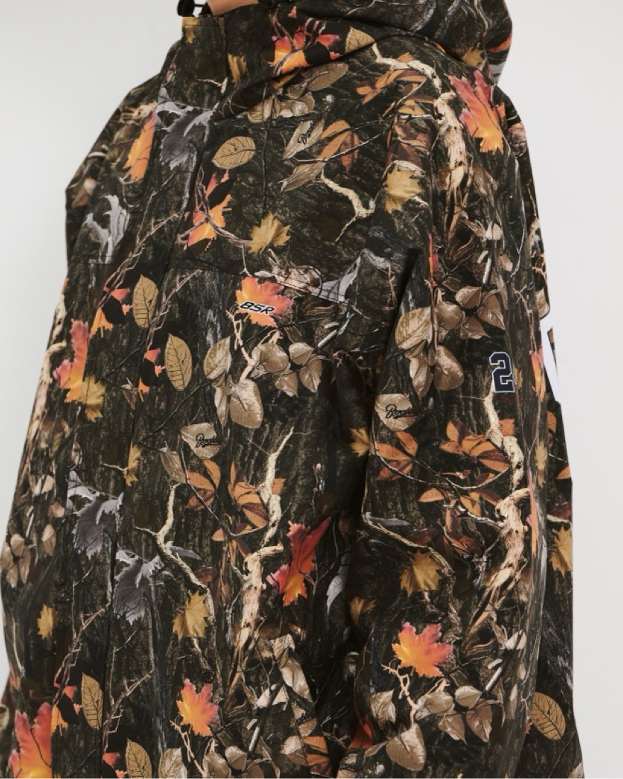 BSRABBIT Camo Hooded Snowboard Jacket by BSRABBIT - Pickle