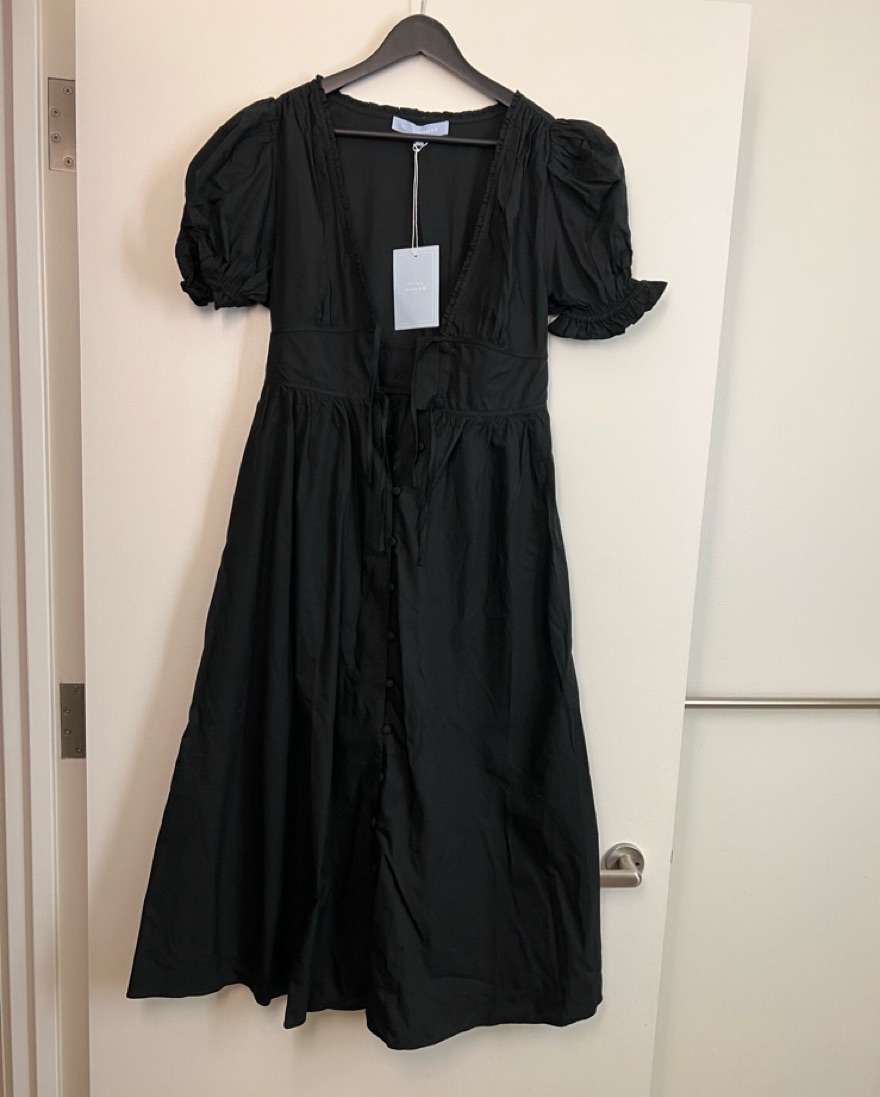 Hill House - Sabrina Nap Dress Black Dot by Hill House Home - Pickle