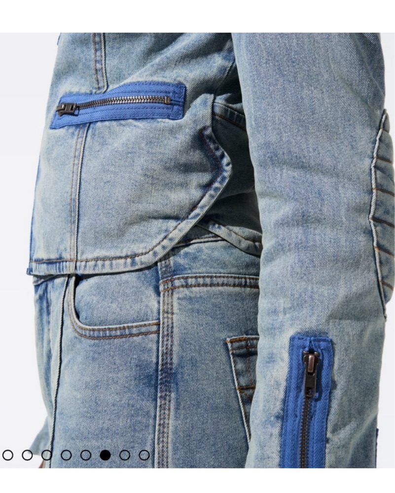 Perfect Moment Zaza Denim Ski Suit by Perfect Moment - Pickle