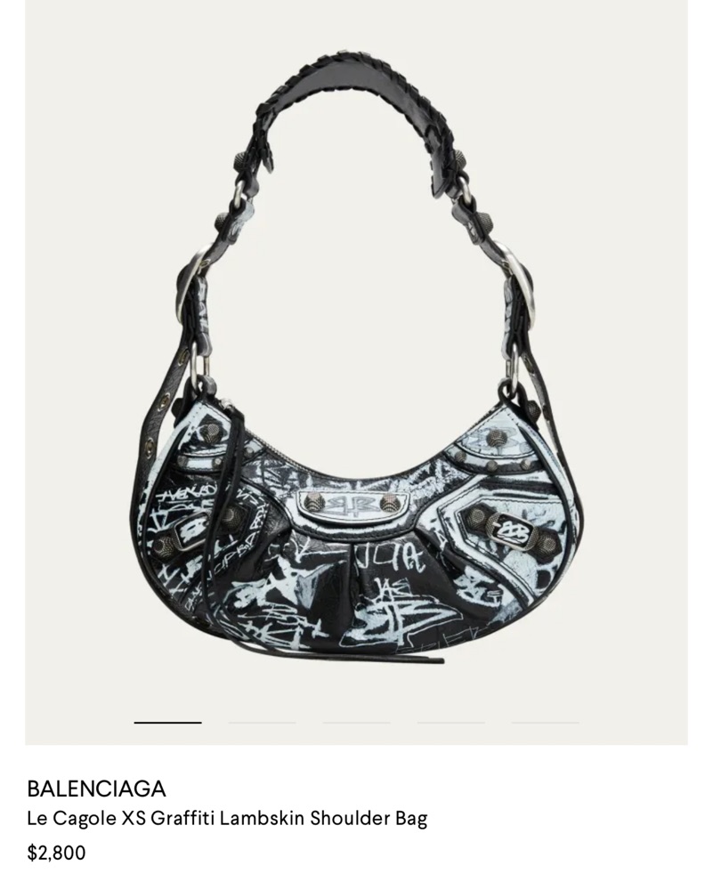 バレンシアガ BALENCIAGA Le Cagole グラフィティ　バッグ Balenciaga Cagole Bag by Balenciaga - Pickle