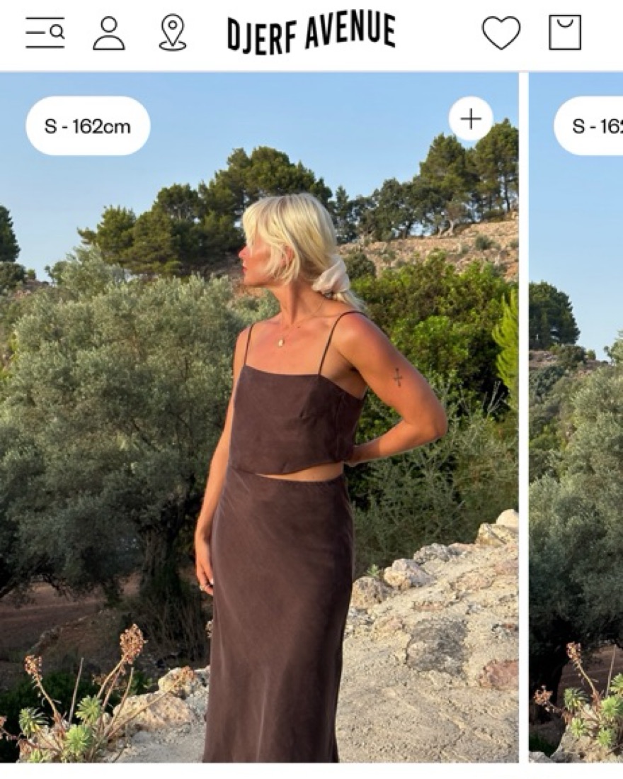 Djerf Avenue Dream Set Midi Dark Mocha by Djerf Avenue - Pickle