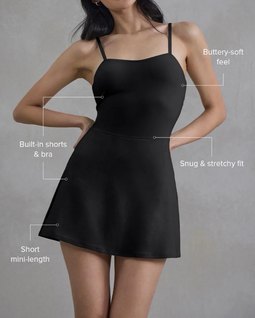 Alo Yoga - Courtside Tennis Dress by Alo Yoga - Pickle