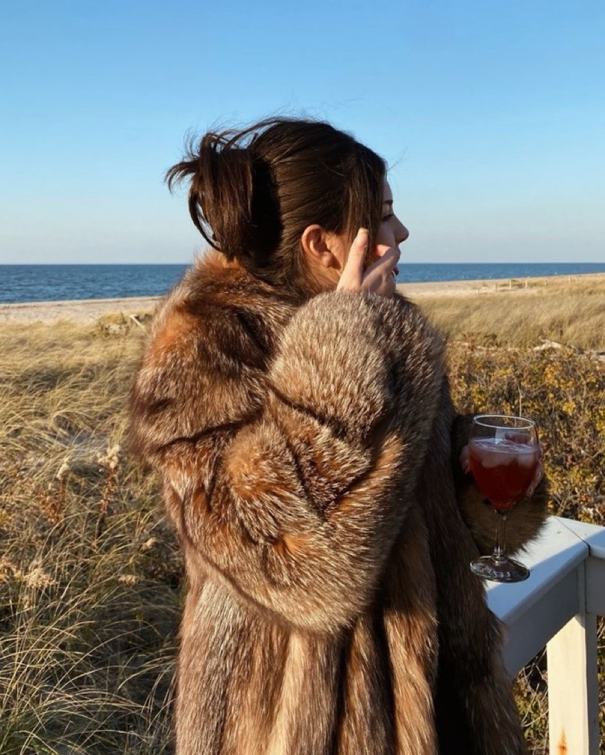 Fox Fur Coat by Vintage - Pickle