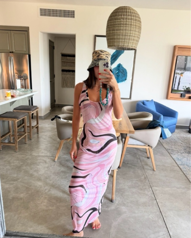 Emilio Pucci Marmo Maxi Dress by Pucci - Pickle