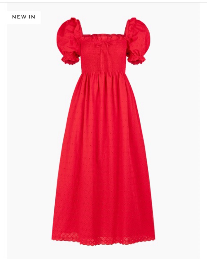 Hill House Scarlett Nap Dress by Hill House Home - Pickle